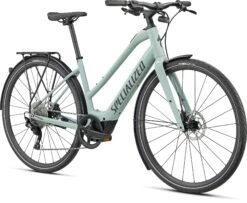 Specialized Vado SL 4.0 Step-Through EQ -Specialized 93921 52 VADO SL 40 ST EQ WHTSGE BLKREFL FDSQ