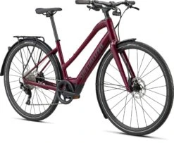 Specialized Vado SL 4.0 Step-Through EQ -Specialized 93921 53 VADO SL 40 ST EQ RSBRY BLKREFL FDSQ